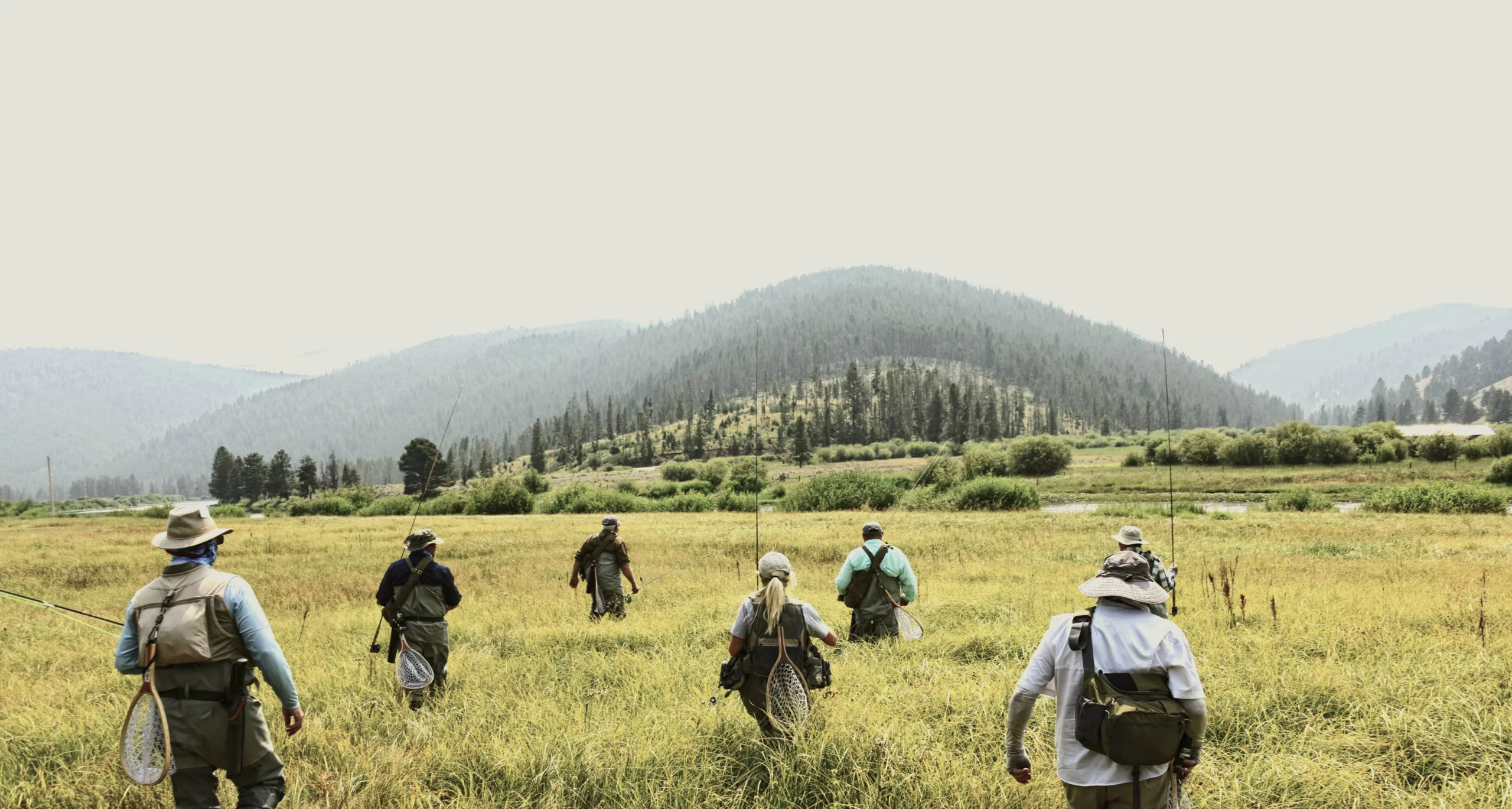 Veterans in a field