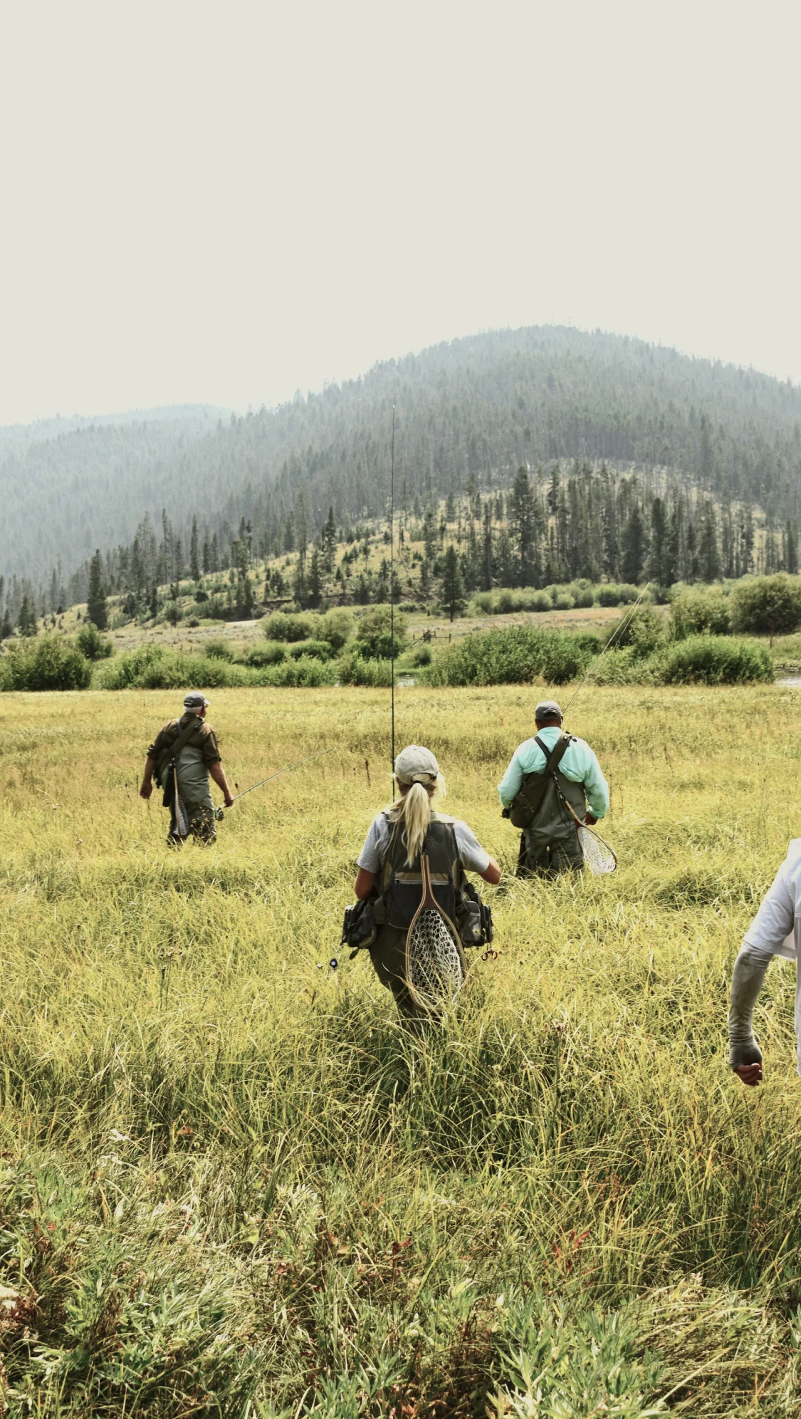 Veterans in a field
