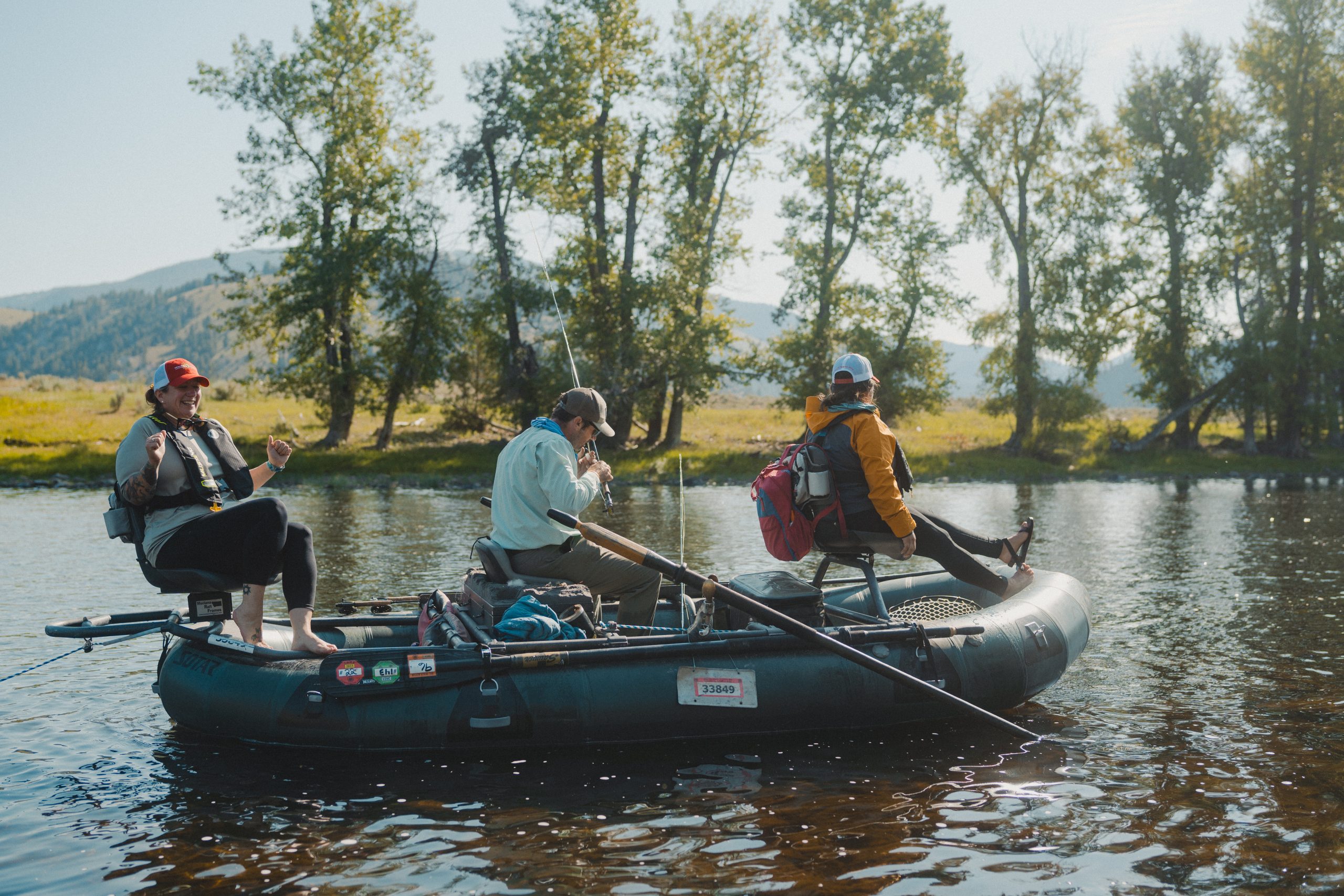 Two Female Veterans Fish the Big Hole River for trout